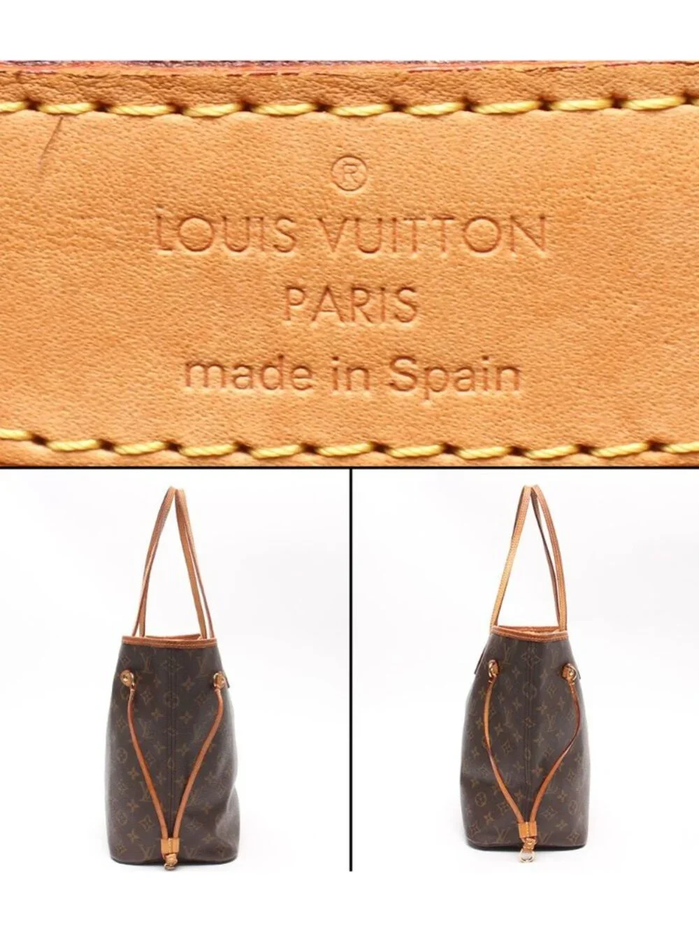 Louis Vuitton Tote Shoulder Bag Neverfull MM Monogram